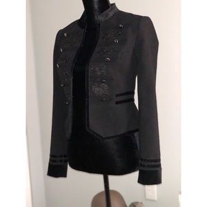White House Black Market Black Jacket Size Small